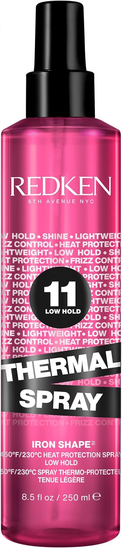 Redken Thermal Spray Heat Styling Protects Up to 230C Reduces Frizz Glossy
