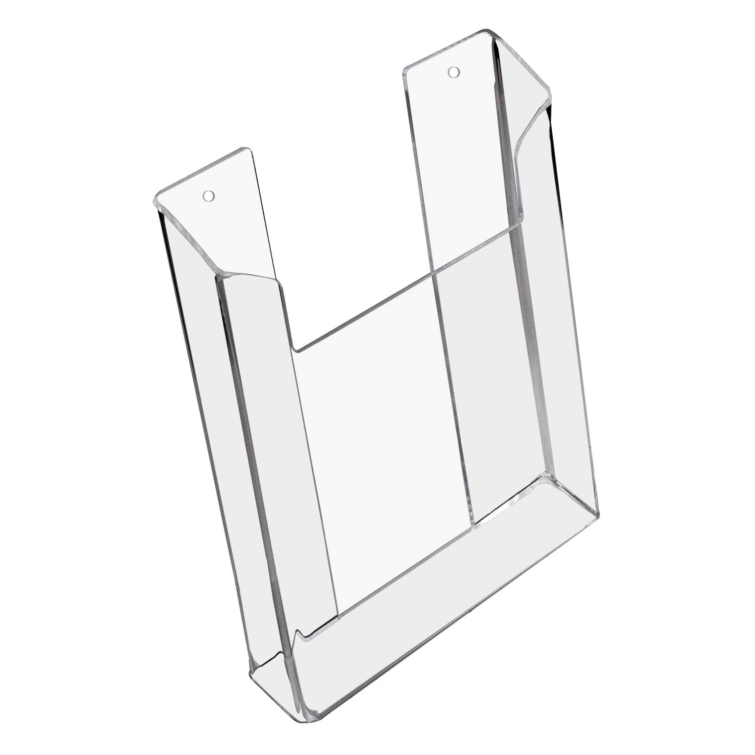 HMF 46842 A5 Portrait Acrylic Brochure Holder 16.5 x 21 x 3.5 cm Transparent