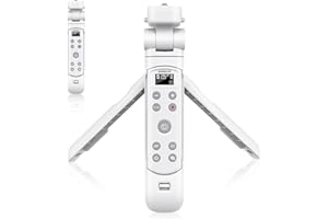 AODELAN for Sony Camera Tripod with Rechargeable Wireless Shutter Release,Shooting Grip Remote Control Handle for ZV-E10,ZV-1