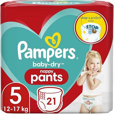 Pampers Baby Dry Pants Size 5 Nappies Pack of 21