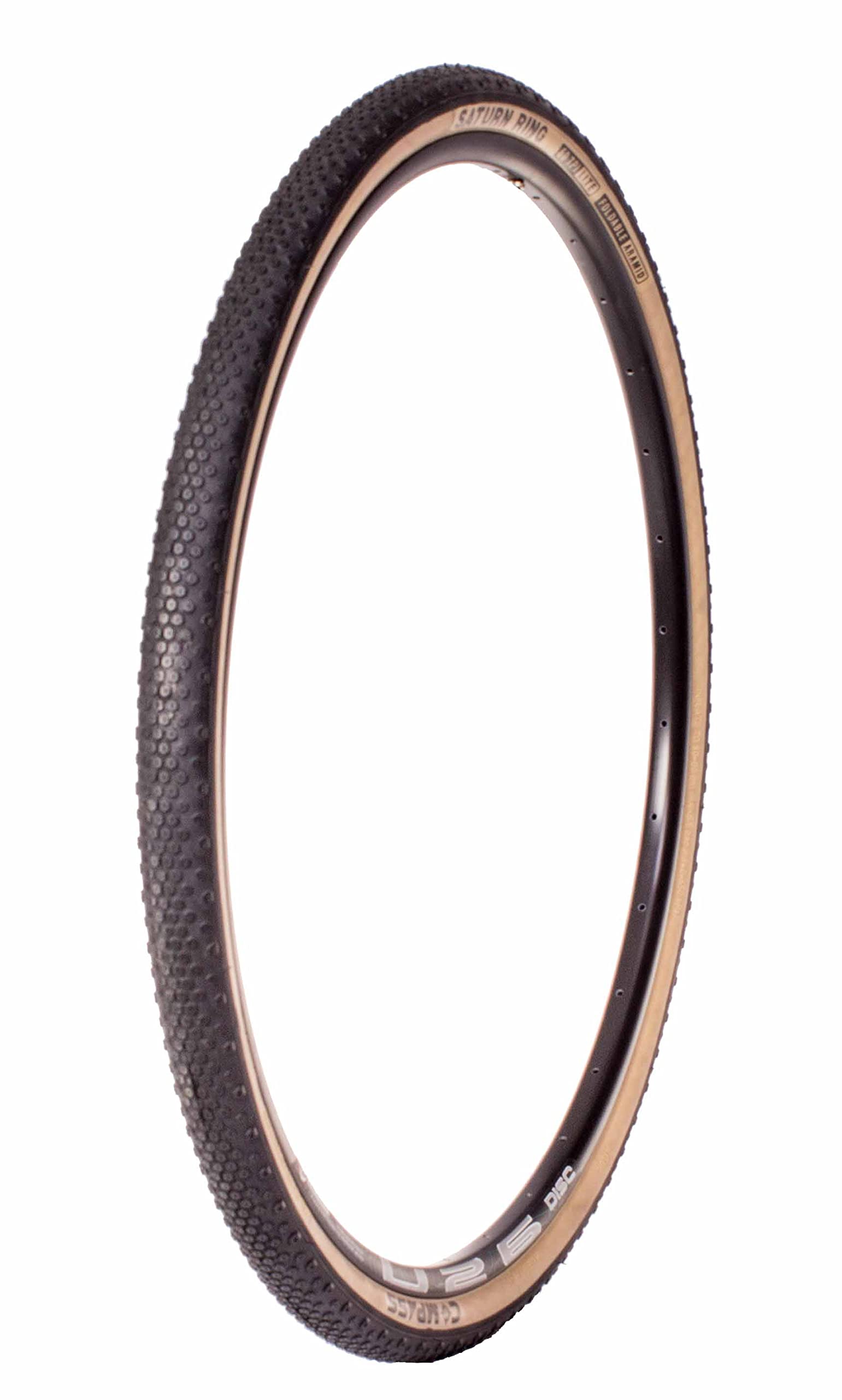 FK Cycling Saturn Ring 29'' 40-622 60tpi Folding Gravel Bike Tyre Black with Brown
