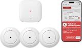 X-Sense SWS54 Wi-Fi Water Leak Detector with Base Station (3 Detectors) 1700 ft view 1
