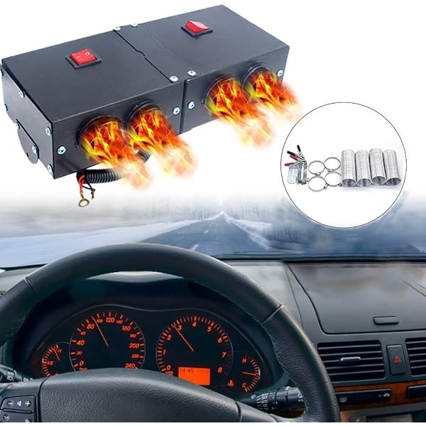 Amazon.com: Car Heater - MASO 12V 500W Car Heater Kit High Power Fast  Heating Fan Defrost Defogger for Automobile Windscreen Winter : Automotive