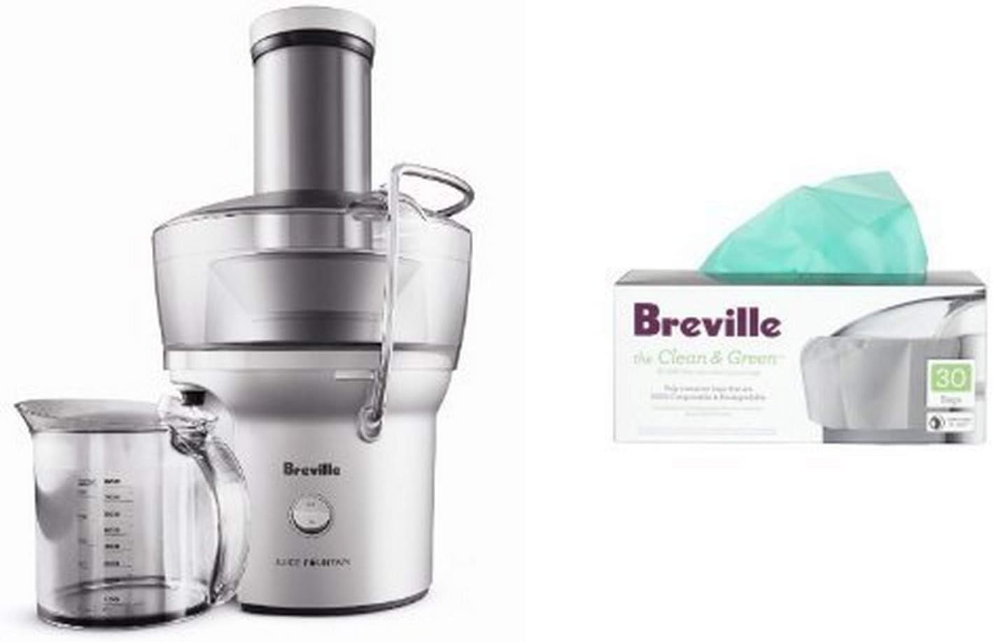 Breville BJE200XL Compact Juicer and Biodegradable Juicer Bags