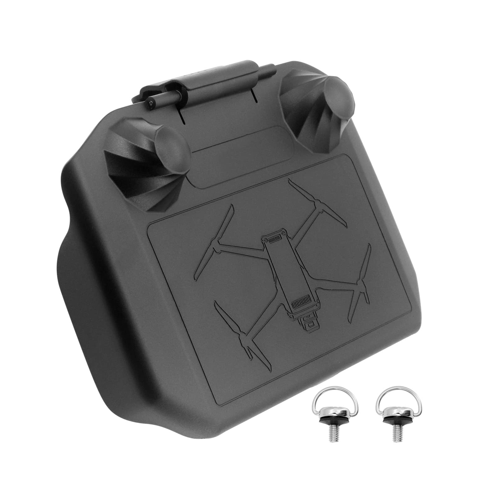 Hensych 2 in 1 Multifunctional Controller Protector Sun Hood Control Sticks Guard Screen Monitor Cover for RC PRO Remote Controller for Mini 3 Pro/Mavic 3 Drone Accessories