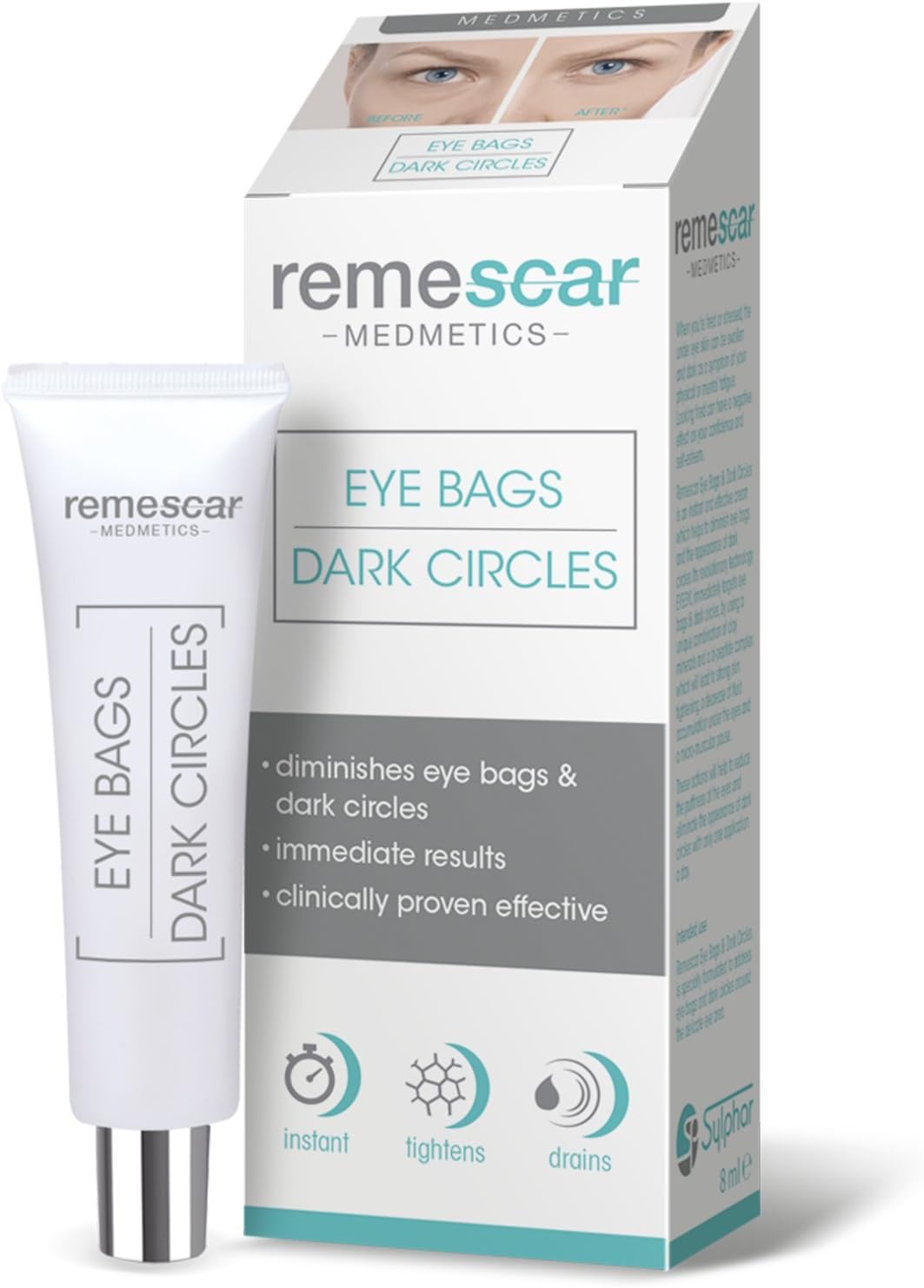 Remescar Eye Bags & Dark Circles Cream for Under Eye Bags Dark Circles Remover Remove