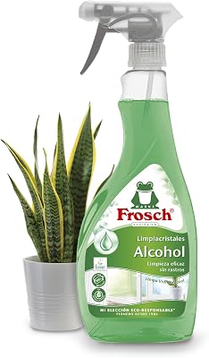 - Limpia Cristales Ecológico con Alcohol, Limpieza Eficaz de Cristales y Superficies Lisas - 500 ml