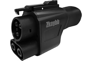 Zkaybb NACS to CCS Adapter, Tesla Supercharger Adapter [Max 500A, 1000V] fit for Rivian,Ford,Mustang,GM EVs,Volvo,Polestar,fit for Tesla V1/V2/V3/V4 DC