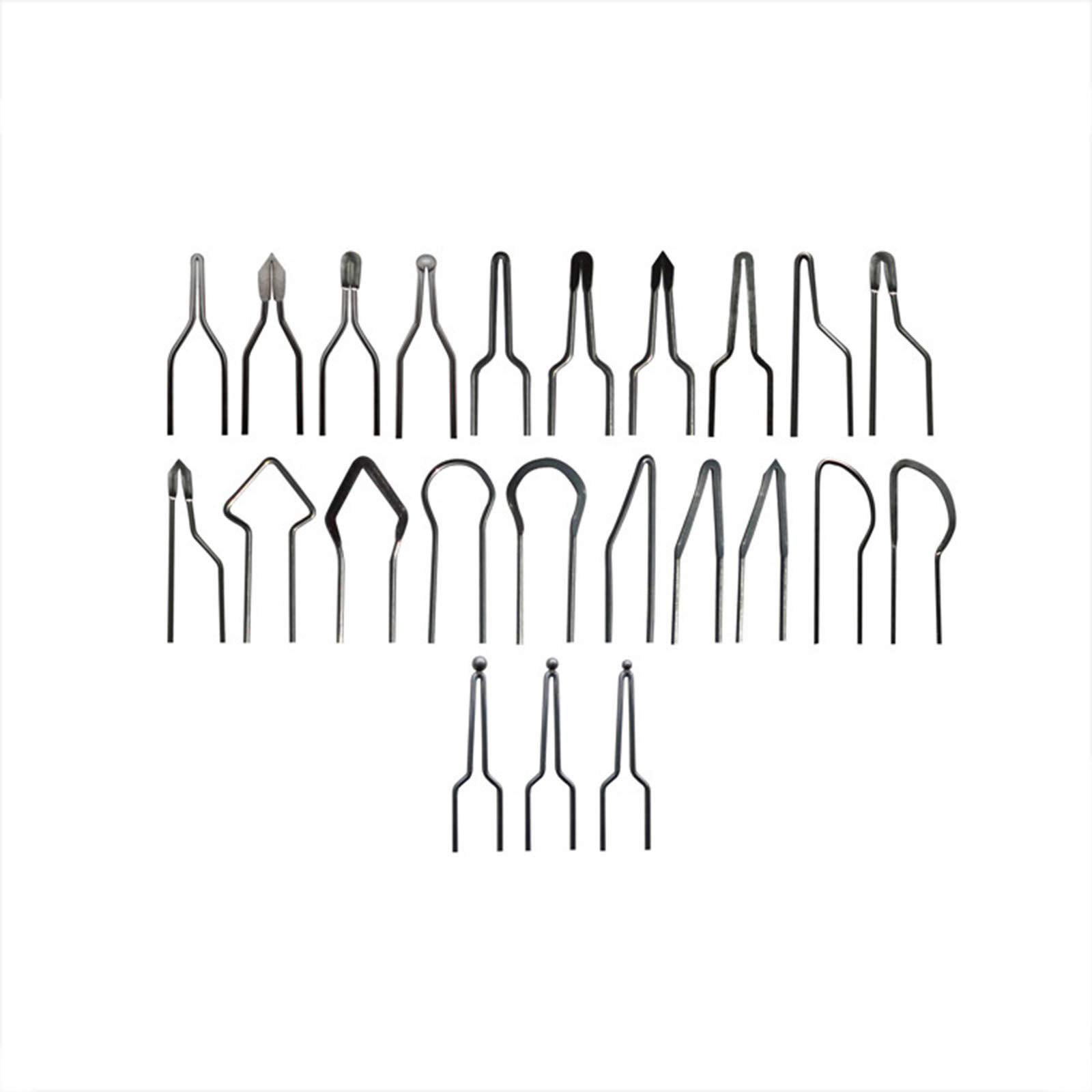 LICHIFIT 23PCS 1mm Pyrography Wire Tips Nibs Set for 30-50W Adjustable Wood Burning Machine Pyrography Machine