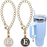 AnnabelZ Stanley Cup Letter Charm Accessories, 2PCS ID Initial Charm Personalized For Tumbler Cup Identification Handle