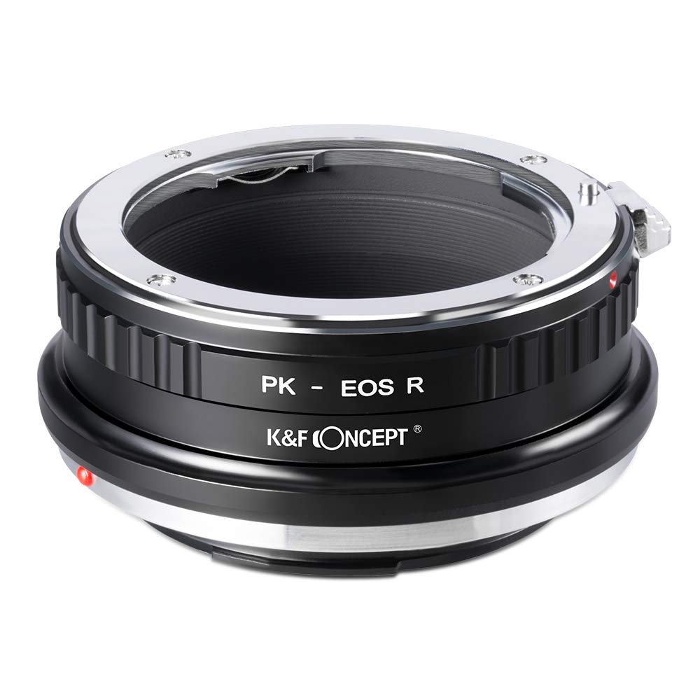 K&F CONCEPT K to EOS R Mount Adater, Manual Adapter for Pentax X Lens Compatible With Canon EOS R Mount Camera