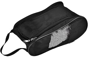 Generic Portable Breathable Golf Shoes Bag Box/Cover Pocket Pouch Storage for Sports, Made of TearResistant Nylon Material, f