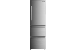 Galanz GLR12BS2K16 Bottom Mount Freezer Refrigerator, Three Doors Fridge, 12.3 Cu.Ft, Stainless Steel