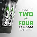 Energizer Recharge Pro Charger for AA/AAA NiMH Batteries with 4 Batteries view 3