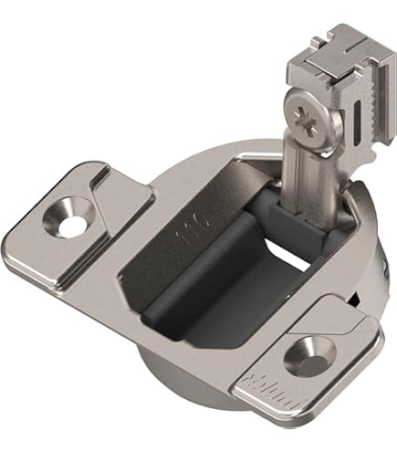 10 Pack Blum Blumotion 39C Soft Close Cabinet Hinges – 1 Inch Overlay, Nickel (39C355B.16)