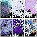 Xisniry MAKTMOI 6 Colors Snowflake Glitter Nail Sequins - 3D Nail Art Flakes Colorful Confetti Christmas Glitter Sticker Decals Manicure Nail Art Design Makeup DIY Decoration