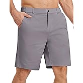 COOFANDY Mens Casual Shorts Classic Fit Chino Dress Shorts Lighweight Stretch Flat Front Golf Shorts with Pockets