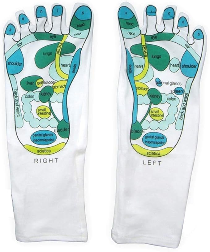 Coomir Calcetines de reflexología Diseño de Punta única Principio de