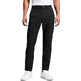 CRZ YOGA Stretch Cotton Chino Pants for Men - 30"/32" Breathable Work Casual Athletic Fit Twill Trousers with Pockets
