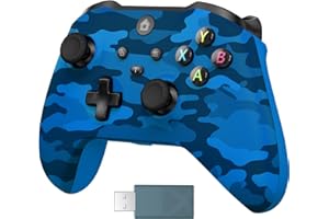 IWGAME Wireless Controller for X-BOX, Gaming Controller Support Turbo/3.5MM Audio Jack/Dual Vibration, Controller Compatible 