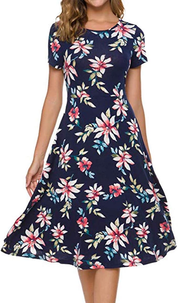 vintage style tea length dress