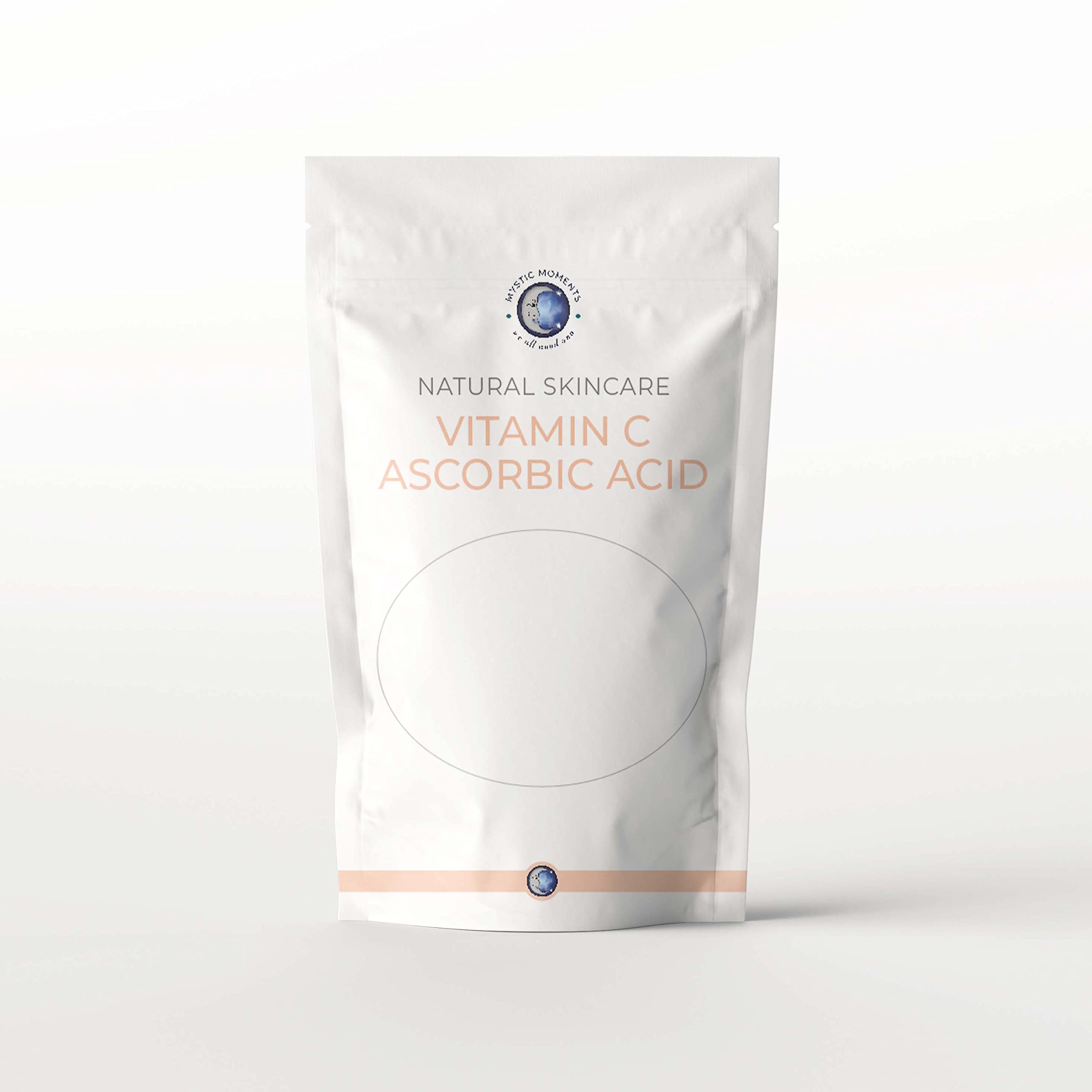 Mystic Moments | Vitamin C Powder 1Kg | l-Ascorbic Acid | Cosmetic Grade Antioxidant for Serums & Creams | Collagen Support & Skin Brightening | External Use Only