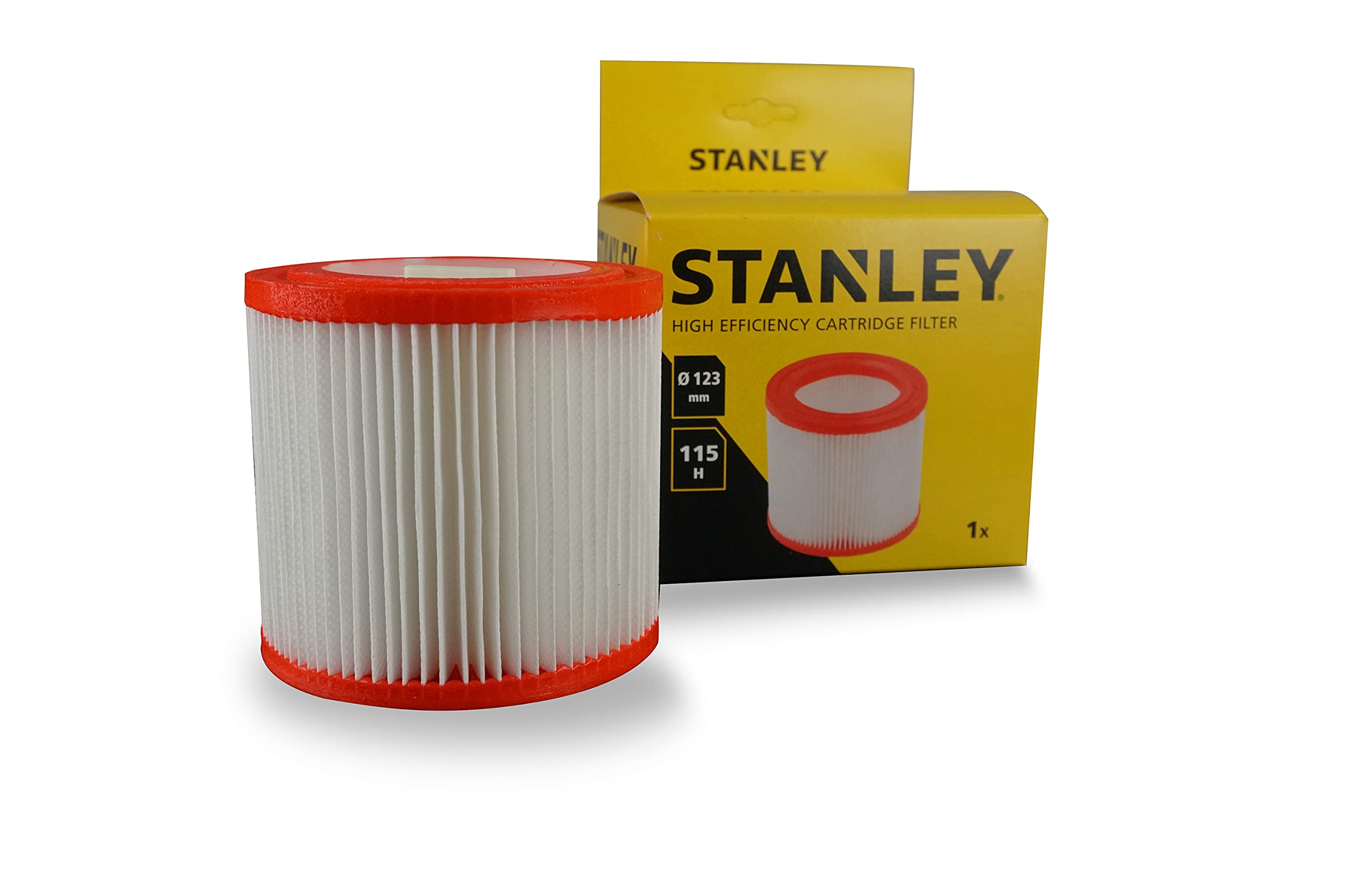 Stanley High Separation Cartridge Filter for Wet and Dry Vacuum Cleaners
