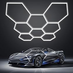 LZHOME Hexagon LED Garage Light: Super Bright