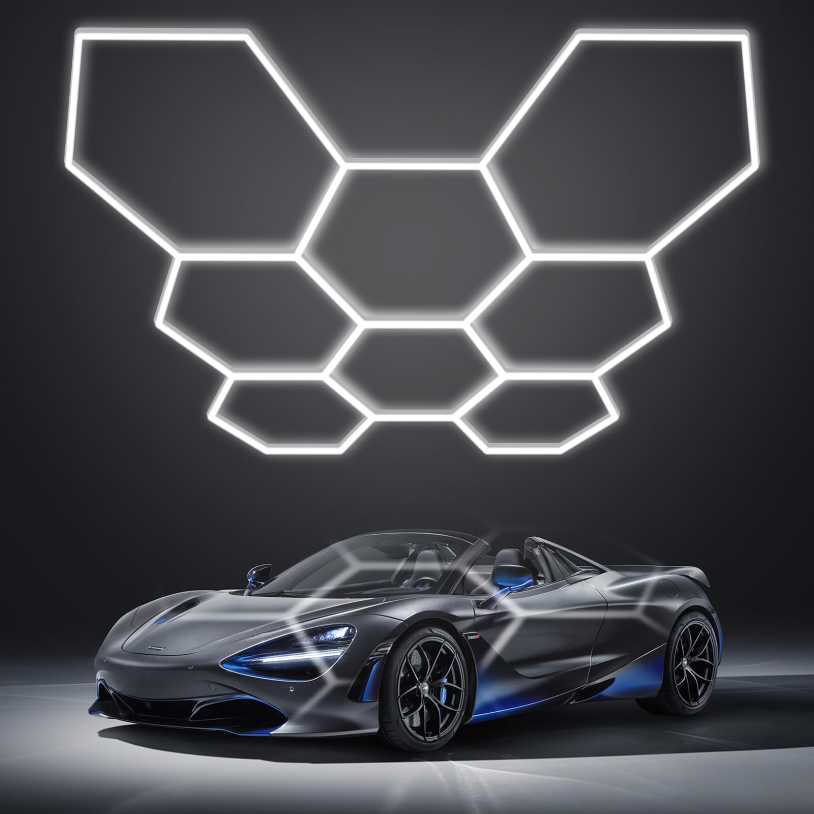 LZHOME Hexagon LED Garage Light: Super Bright