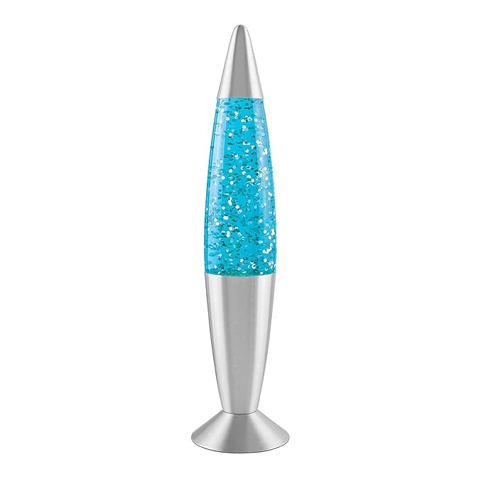 16 Inch Blue Glitter Lava Liquid Lamp Relaxing Mood Novelty Gift