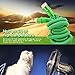Expandable Garden Hose 100ft Black,Heavy Duty Extra Strength Fabric Hose Pipe with 8-Way Spry Nozzle, 3/4