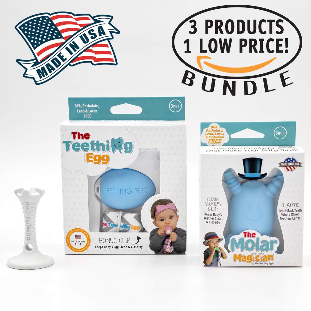 teething egg grippie stick