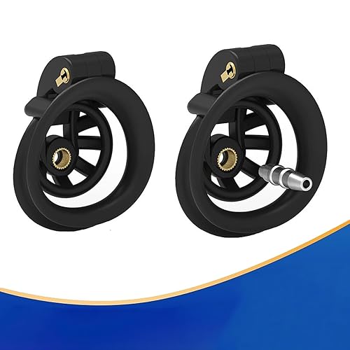 Crysore Flat Chastity Cage with Metal/Silicone Catheter 3D Nylon