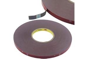Aidilite Double Sided Adhesive Foam Tape Heavy Duty Mounting Tape Waterproof Masking Tape Thick 108ft /33M 0.4IN /10mm Super Strong for LED Strip Lights and Home Office Decor(Foam Tape 10mm)