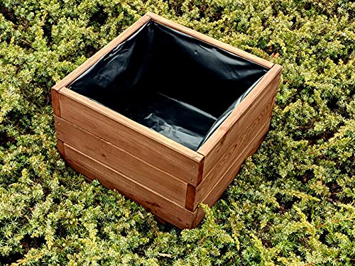 FKL DESIGN Home Deco Pflanzkasten aus Holz Pflanzkübel für GartenTerrasse Holzkasten Holzkübel Imprägniert D26… – Bild 4