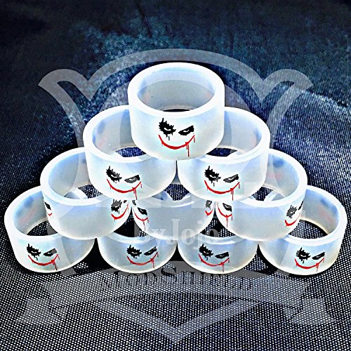 18mm Band Silicone Bumper Protective Ring Bands Cover (Message Selection (10-Pack))