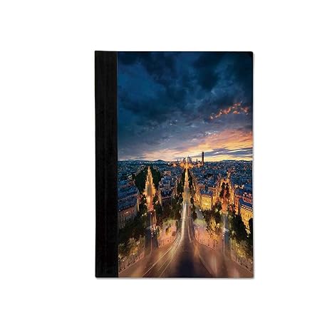 Amazon Com Paris Decor Stylish Notebooks Paris Street View