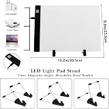 Ratukall LED Light Pad A4 Diamond Painting Kit with Stand and Accessories view 2