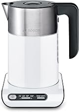 Bosch Styline TWK8631GB Kettle 1.5L 3000W Variable Temperature White