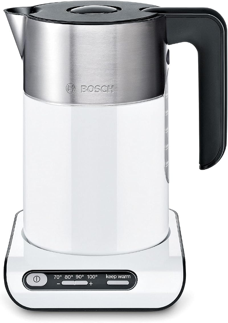 Bosch Styline TWK8631GB Kettle 1.5L 3000W Variable Temperature White