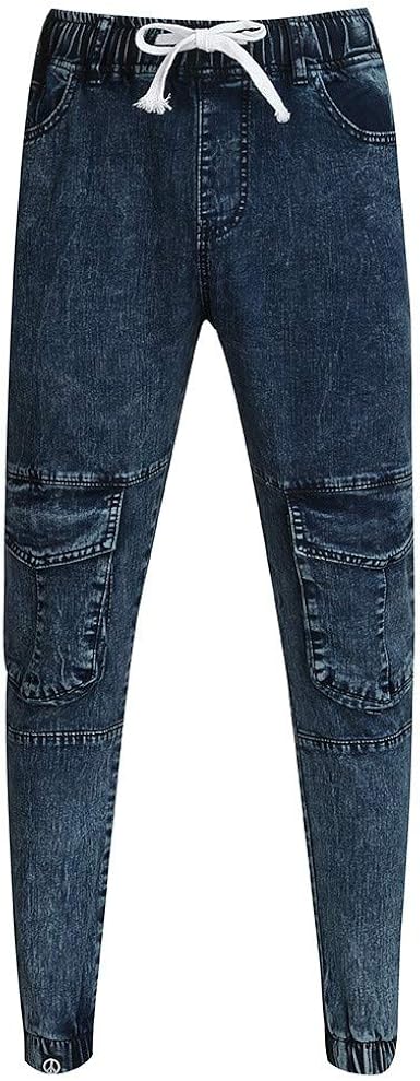 elasticated jeans for men
