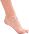 6 Stück Fußkette Damen – Barfußsandalen Fußschmuck Mit Zehenring, Gold Strass Perle Boho, Für Strand & Hochzeit