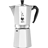 Bialetti Express Moka Pot, 12-Cup, Aluminum Silver