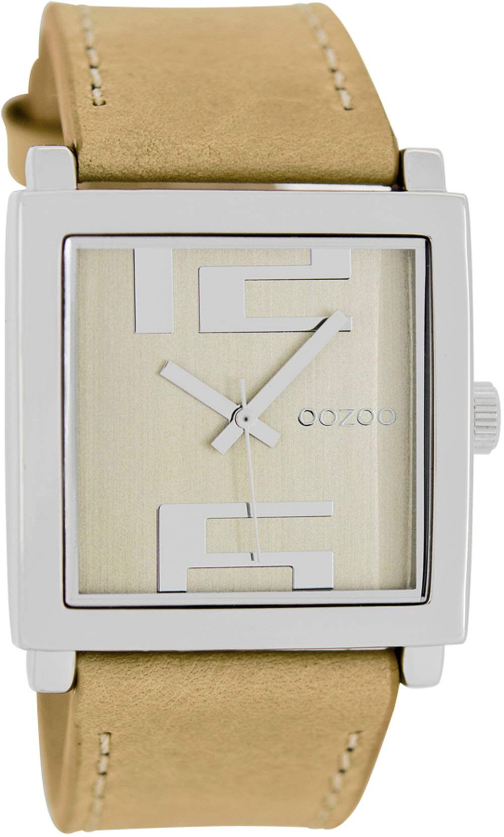 Oozoo c6815 – Watch for Women, Leather Strap Sand
