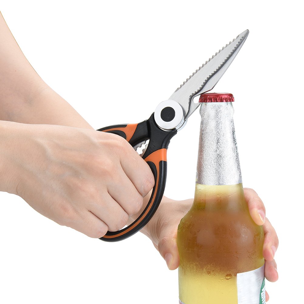 Kitchen Shears Heavy Duty, Ultra Sharp Multi-Purpose Kitchen Scissors for Poultry Meat Fish Herbs and Vegetables