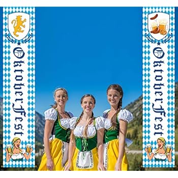 Amazon Com Oktoberfest Decorations German Bavarian Flag