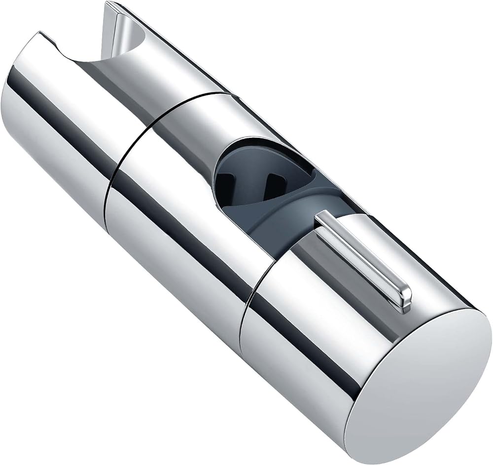 Joyoldelf Shower Head Holder Bracket 19-25mm Detachable Adjustable Chrome