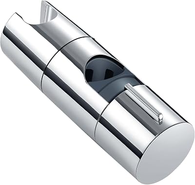 Joyoldelf Shower Head Holder Bracket 19-25mm Detachable Adjustable Chrome