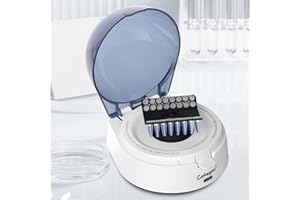 Cekegon Mini Lab Centrifuge 7000RPM, 2680xg Benchtop Centrifuge Machine, 2 Rotors for 0.2/0.5/1.5/2ml Centrifuge Tubes and 0.2mL×32 PCR Strips