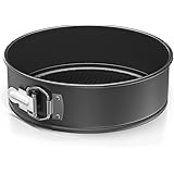 9-Inch Springform Cake Pan Round - Large 10 Cup Cheesecake Baking Ware, Spring Form Pans With Nonstick Leakproof Design, Remo